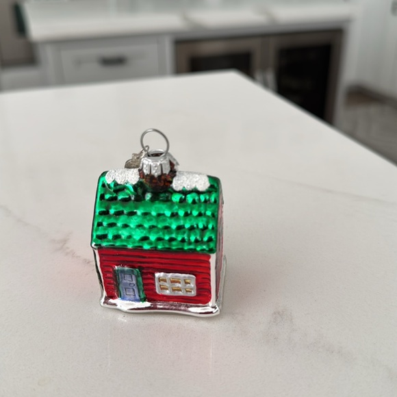 Dept 56 Miniature Glass Red
Green House Hanging ornanment - Picture 4 of 5